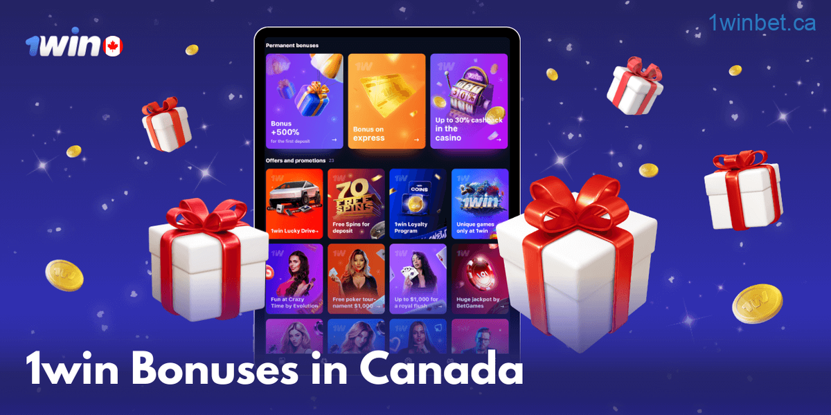 1win offers daily promotions and a 3,000 CAD registration bonus, making it a top choice for Canadian players.