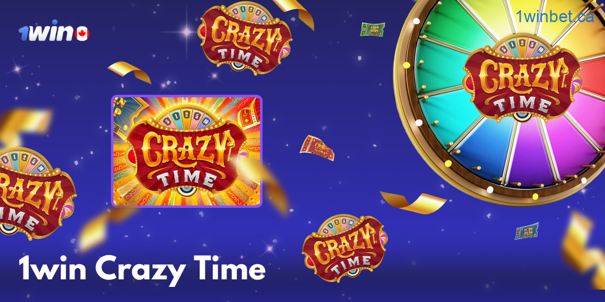 1win Crazy Time is the famous real-time game show